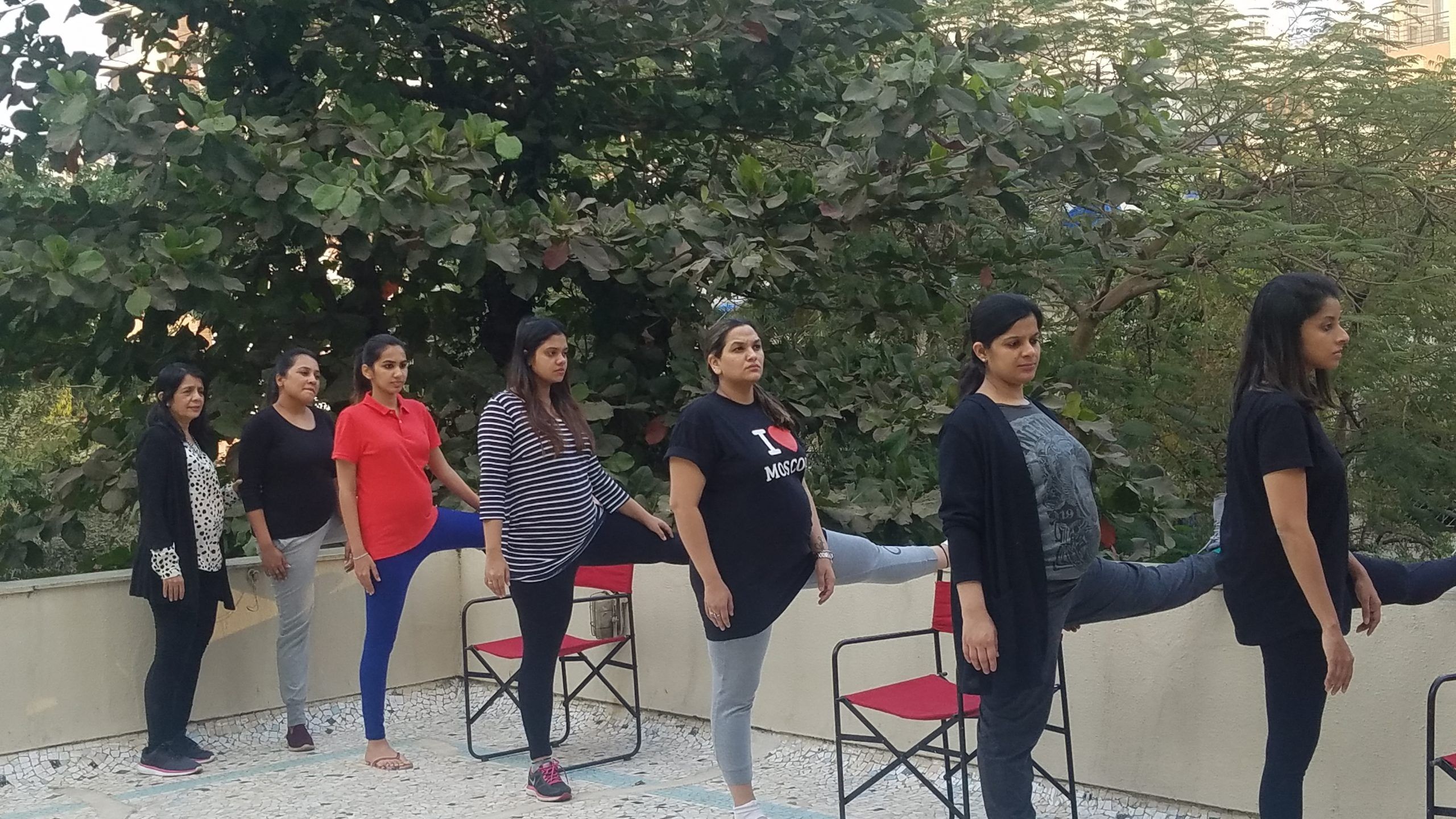 pregnancy yoga