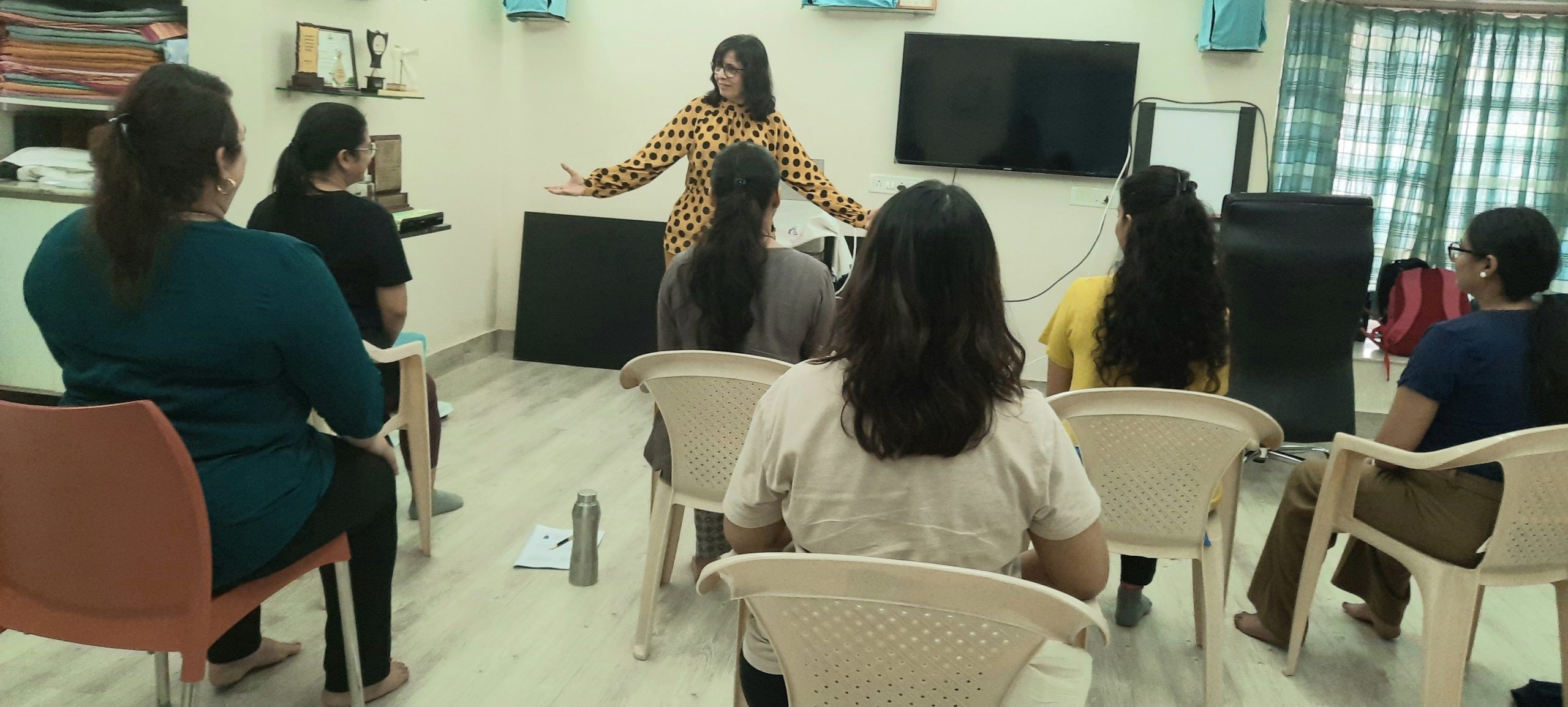 Teaching in 3-day Pelvic Health workshop